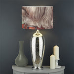 Poodle Portrait Print Drum Lamp Shade