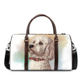 Poodle Portrait Print Duffel Bag