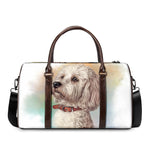 Poodle Portrait Print Duffle Bag
