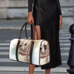 Poodle Portrait Print Duffle Bag