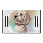 Poodle Portrait Print Golf Cart Seat Cover