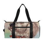 Poodle Portrait Print Gym Bag