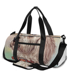 Poodle Portrait Print Gym Bag