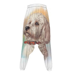 Poodle Portrait Print Hammer Pants