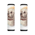 Poodle Portrait Print Handle Covers