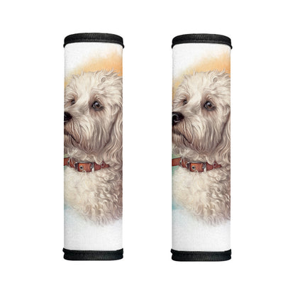 Poodle Portrait Print Handle Covers