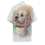 Poodle Portrait Print Hawaiian Shirt