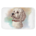 Poodle Portrait Print Indoor Door Mat