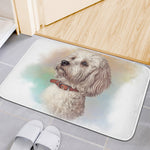 Poodle Portrait Print Indoor Door Mat