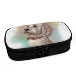 Poodle Portrait Print Insulin Cooler Travel Case