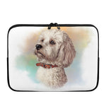Poodle Portrait Print Laptop Sleeve