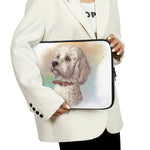 Poodle Portrait Print Laptop Sleeve