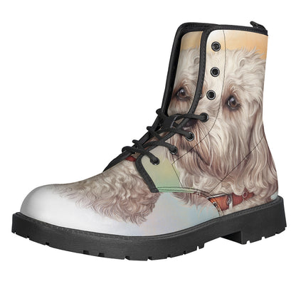 Poodle Portrait Print Backpack