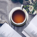 Poodle Portrait Print Leather Coaster Set