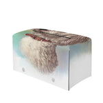 Poodle Portrait Print Leather Tissue Box Cover