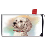 Poodle Portrait Print Mailbox Cover