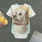 Poodle Portrait Print Men's Bodysuit