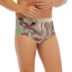 Poodle Portrait Print Men's Briefs