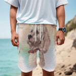 Poodle Portrait Print Men's Cargo Shorts