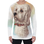 Poodle Portrait Print Men's Long Sleeve T-Shirt