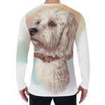 Poodle Portrait Print Men's Long Sleeve T-Shirt