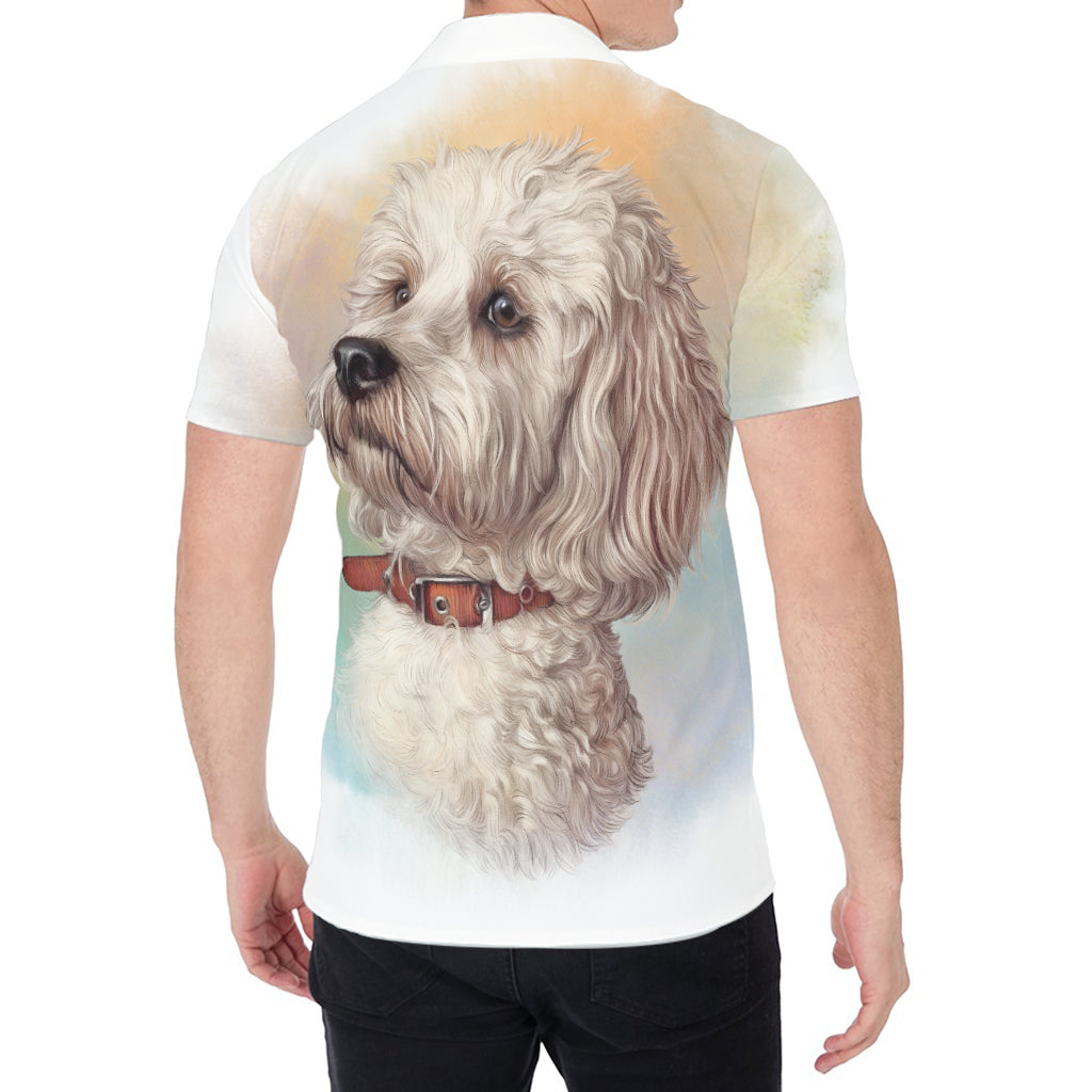 Poodle Portrait Print Men's Shirt