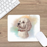 Poodle Portrait Print Mouse Pad
