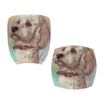 Poodle Portrait Print Office Chair Cover