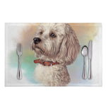 Poodle Portrait Print Placemat