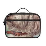 Poodle Portrait Print Portable Lunch Bag