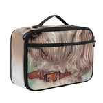 Poodle Portrait Print Portable Lunch Bag