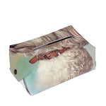 Poodle Portrait Print Rectangle Tissue Box Cover