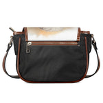 Poodle Portrait Print Saddle Bag