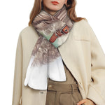 Poodle Portrait Print Scarf