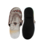 Poodle Portrait Print Slippers