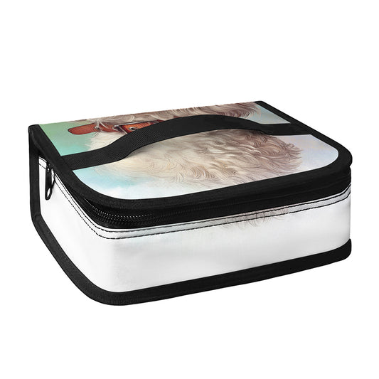 Poodle Portrait Print Small Lunch Bag