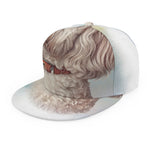 Poodle Portrait Print Snapback Cap