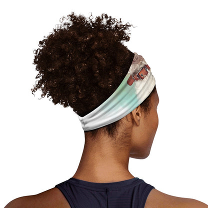 Poodle Portrait Print Sports Headband