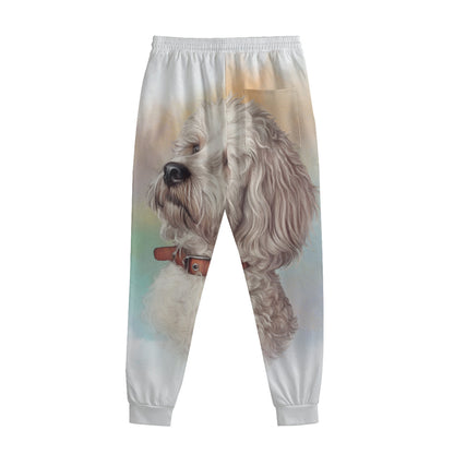 Poodle Portrait Print Sweatpants
