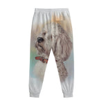 Poodle Portrait Print Sweatpants