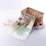 Poodle Portrait Print Towel