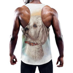 Poodle Portrait Print Training Tank Top