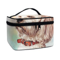 Poodle Portrait Print Travel Makeup Bag
