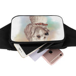 Poodle Portrait Print Waist Bag