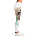 Poodle Portrait Print Women's Leggings