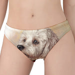 Poodle Portrait Print Women's Panties