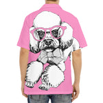 Poodle With Glasses Print Aloha Shirt