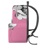 Poodle With Glasses Print Backpack