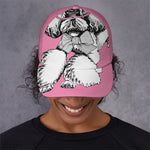 Poodle With Glasses Print Baseball Cap