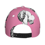 Poodle With Glasses Print Baseball Cap